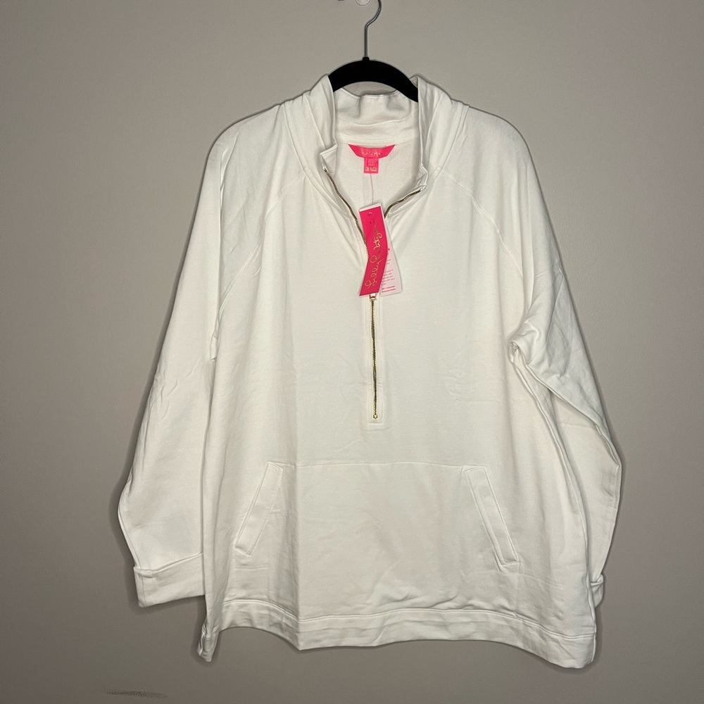 NWT Lilly Pulitzer Skipper Popover in Resort White